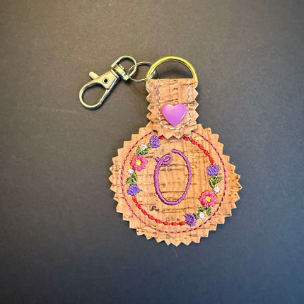 Initial Key Fob Violet Expressions LLC   Just Flowers Violet Expressions LLC violetexpressions.com