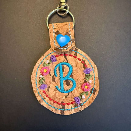 Initial Key Fob Violet Expressions LLC   Just Flowers Violet Expressions LLC violetexpressions.com