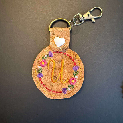 Initial Key Fob Violet Expressions LLC   Just Flowers Violet Expressions LLC violetexpressions.com