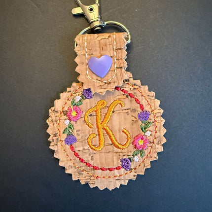 Initial Key Fob Violet Expressions LLC   Just Flowers Violet Expressions LLC violetexpressions.com