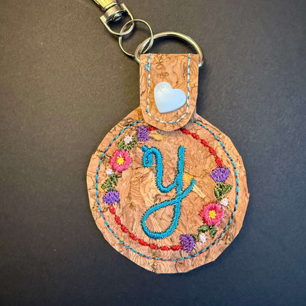 Initial Key Fob Violet Expressions LLC   Just Flowers Violet Expressions LLC violetexpressions.com