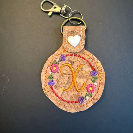 Initial Key Fob Violet Expressions LLC   Just Flowers Violet Expressions LLC violetexpressions.com