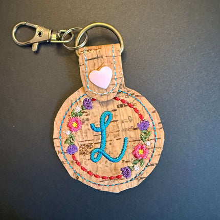 Initial Key Fob Violet Expressions LLC   Just Flowers Violet Expressions LLC violetexpressions.com