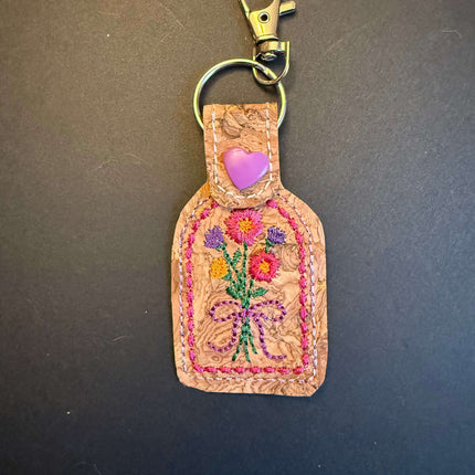 Initial Key Fob Violet Expressions LLC   Just Flowers Violet Expressions LLC violetexpressions.com