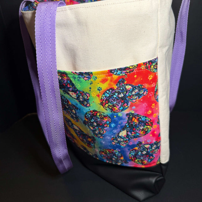 Mother's Day Tote Violet Expressions LLC Embroidered Tote Bag Embroidered Tote Bag Mom Superpower Violet Expressions LLC violetexpressions.com