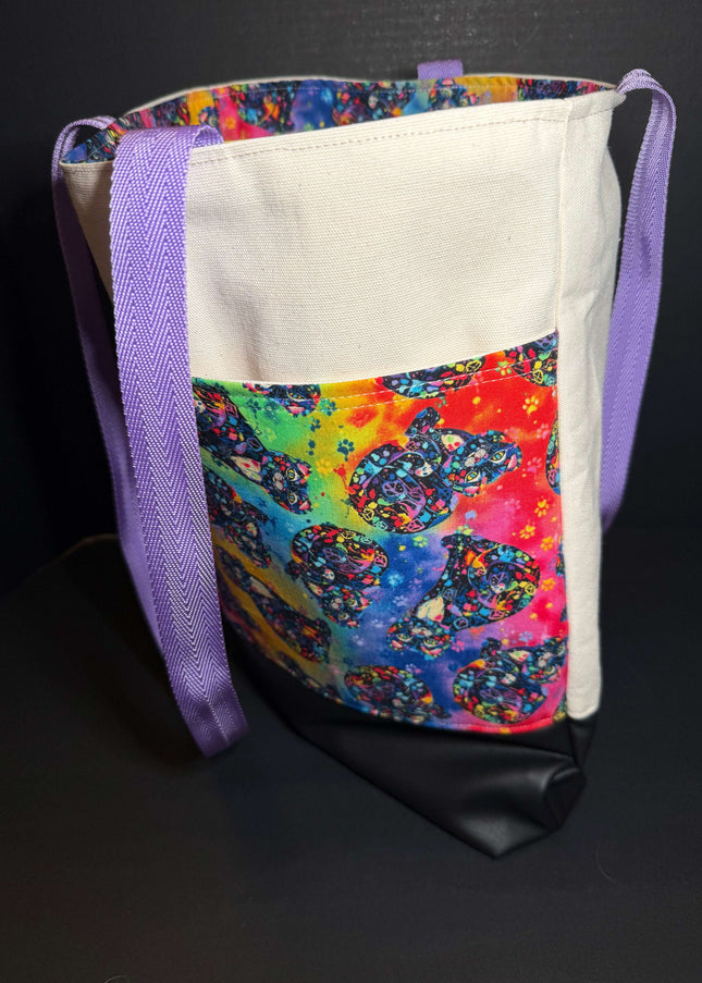 Mother's Day Tote Violet Expressions LLC Embroidered Tote Bag Embroidered Tote Bag Mom Superpower Violet Expressions LLC violetexpressions.com