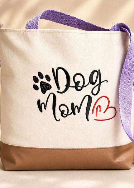 Mother's Day Tote Violet Expressions LLC Embroidered Tote Bag Embroidered Tote Bag Mom Superpower Violet Expressions LLC violetexpressions.com