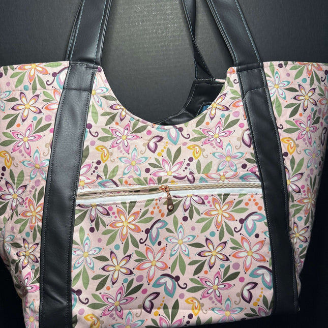 Roomy Tote Violet Expressions LLC   Pink Violet Expressions LLC violetexpressions.com