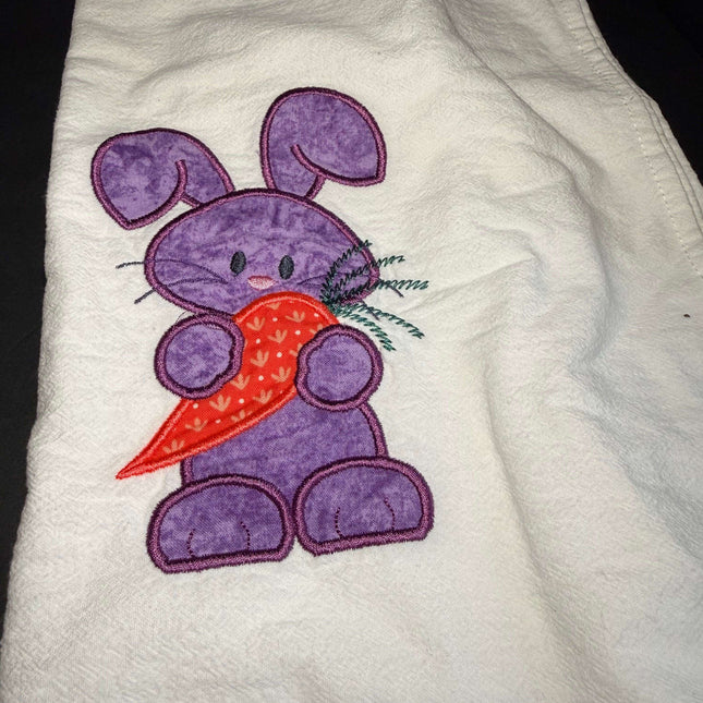 Some Bunny's Favorite Tea Towel Violet Expressions LLC   B Violet Expressions LLC violetexpressions.com