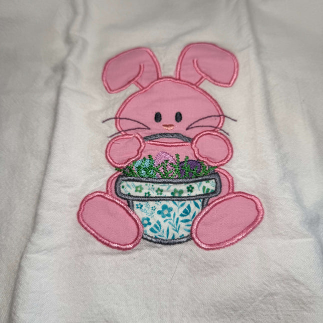 Some Bunny's Favorite Tea Towel Violet Expressions LLC   B Violet Expressions LLC violetexpressions.com