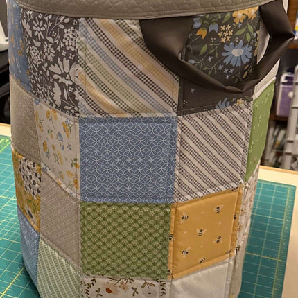 Stylish Bin Violet Expressions LLC Quilted Storage Bin Quilted Storage Bin F Violet Expressions LLC violetexpressions.com
