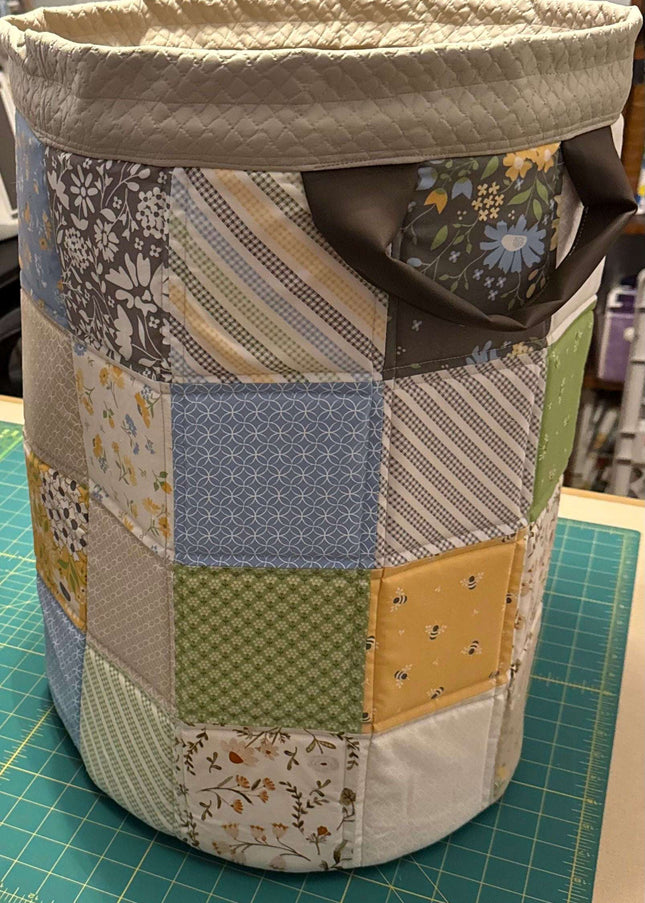 Stylish Bin Violet Expressions LLC Quilted Storage Bin Quilted Storage Bin F Violet Expressions LLC violetexpressions.com